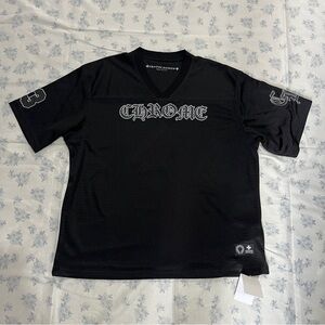 Chrome Hearts Sports Mesh Warm Up Jersey Black